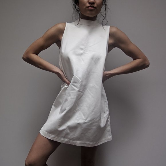 H&M White Tunic-style Dress